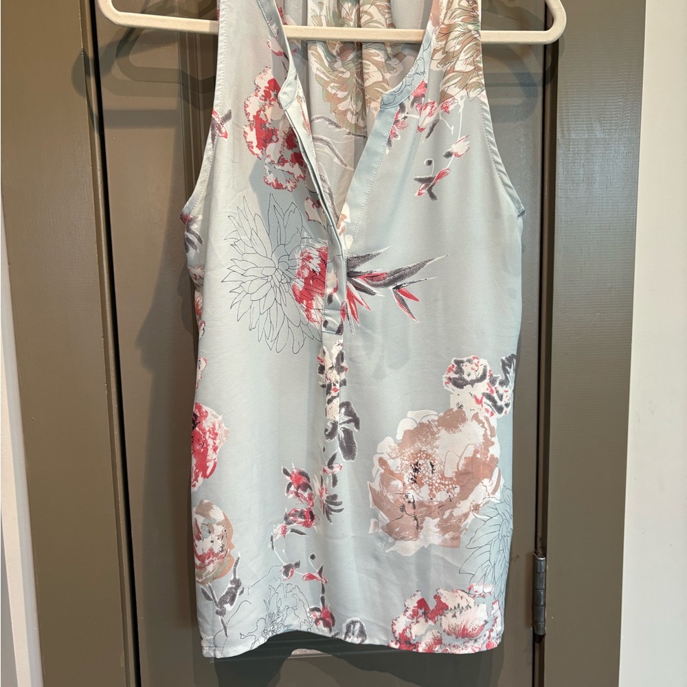 💙Floral Sleeveless Top - Multicolor